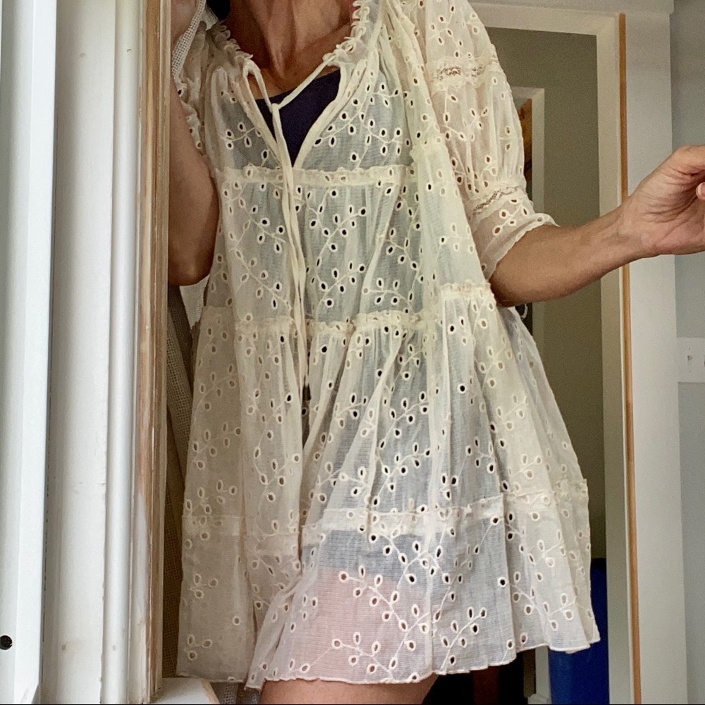 Free People eyelet dress/top - Picture 6 of 12